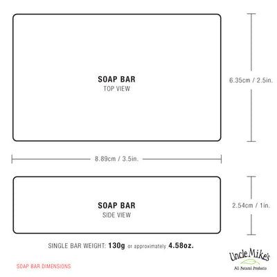 Uncle Mike's Soap Bar Weight & Dimensions